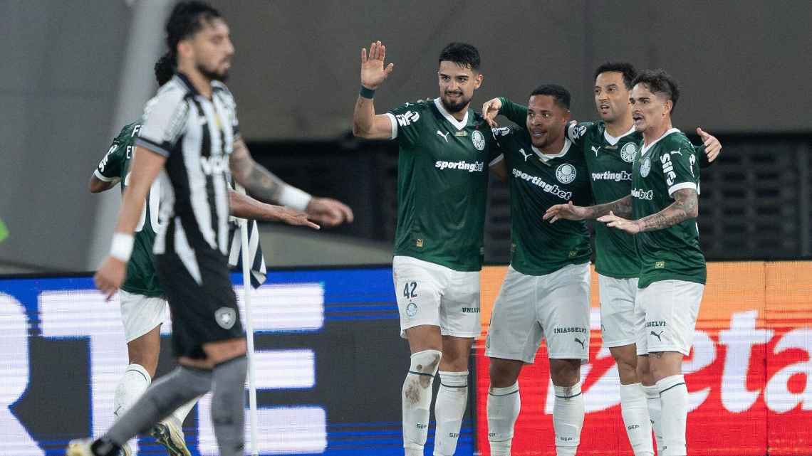 Apenas uma chance, um gol: Felipe Anderson decide e coloca o Palmeiras em vigor | Foto: Jorge Rodrigues/AGIF/Gazeta Press