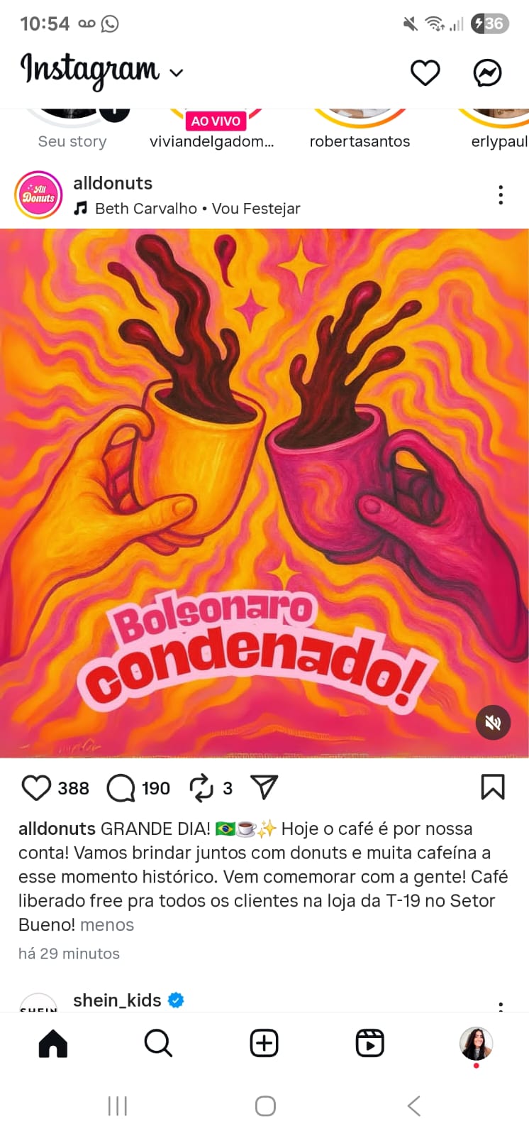 Comemorações inusitadas sobre condenação de Bolsonaro
