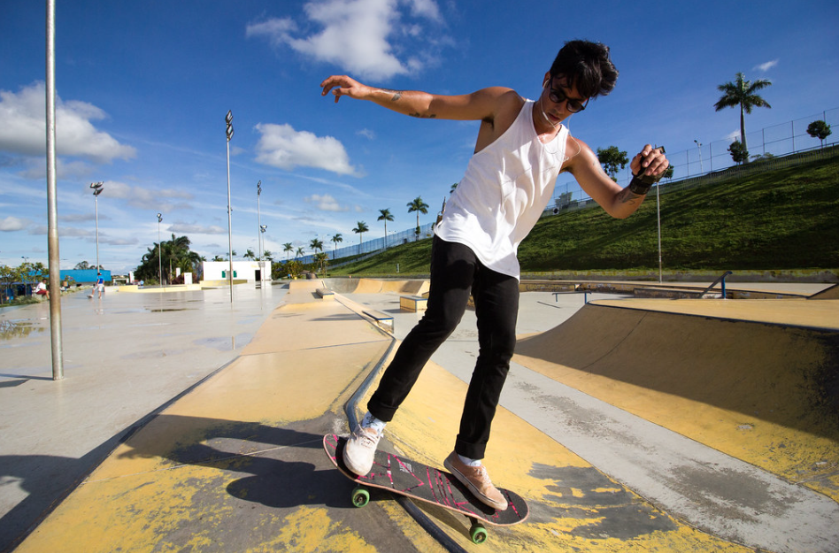 O Bacião, na Praça Maria Angélica da C. Brandão, volta a receber as baterias de skate e shows