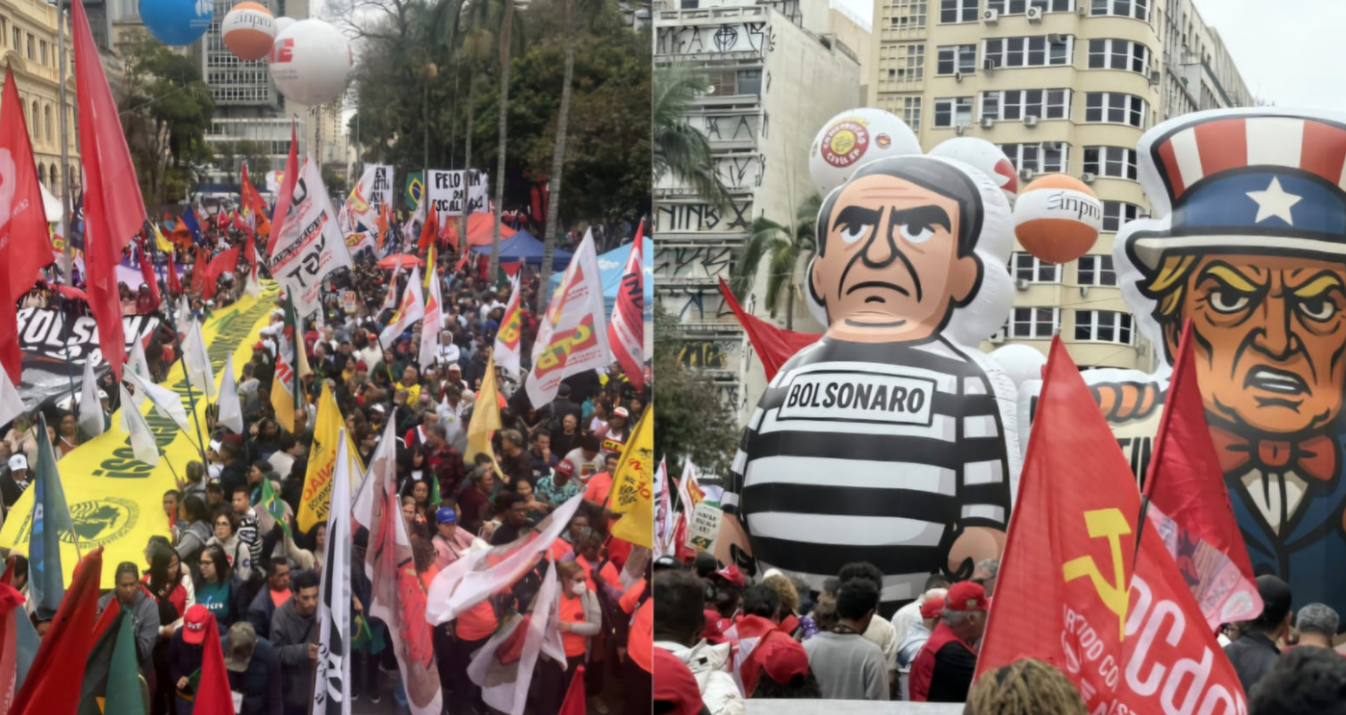 Esquerda vai às ruas no 07 de Setembro contra anistia, Bolsonaro, Trump e Tarcísio