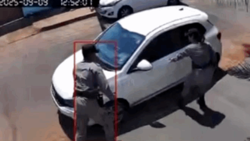 Homem descumpre medida protetiva, invade casa da ex e quase atropela policiais em Goiânia