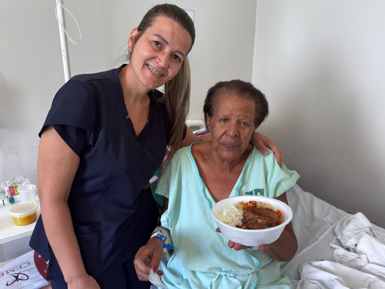 Pacientes elogiam “delícias” do Hospital do Jardim Ingá