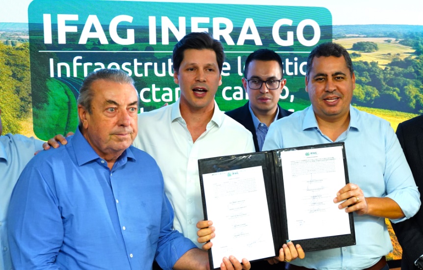 Ifag e Governo de Goiás lançam pavimentação de rodovias GO-178 e GO-180