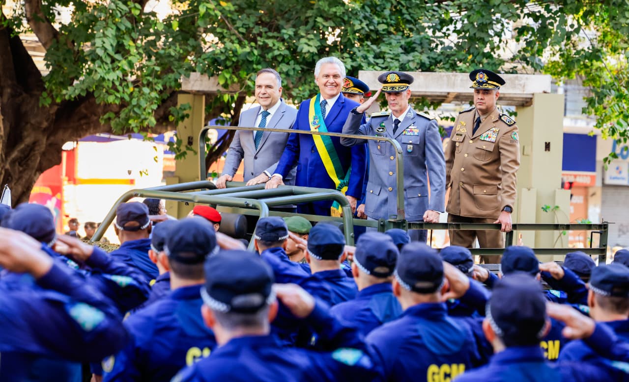 Caiado defende segurança pública como base para verdadeira independência