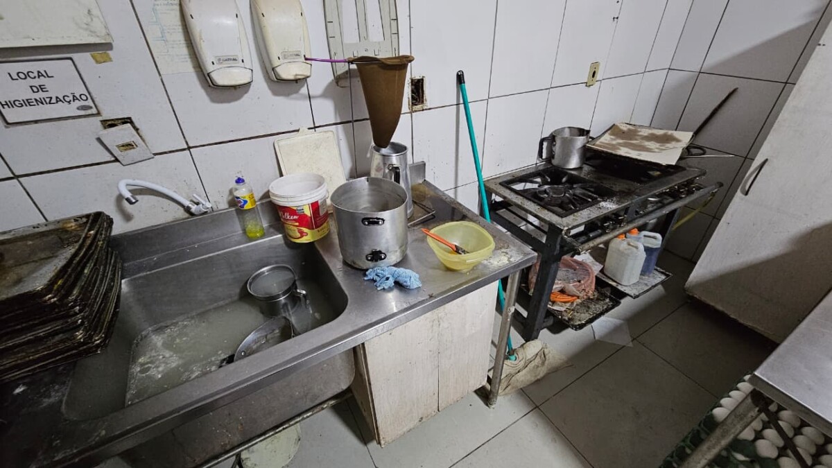 Panificadora é interditada por más condições de higiene no Jardim Goiás, em Goiânia