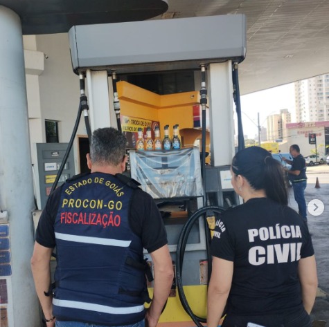 Posto de combustíveis é autuado durante operação Olho Vivo em Goiânia