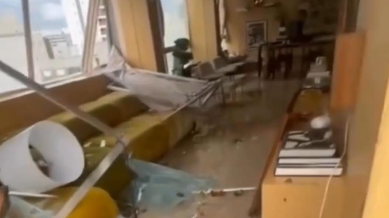 Vídeo: Ventania destrói apartamento de artista em São Paulo
