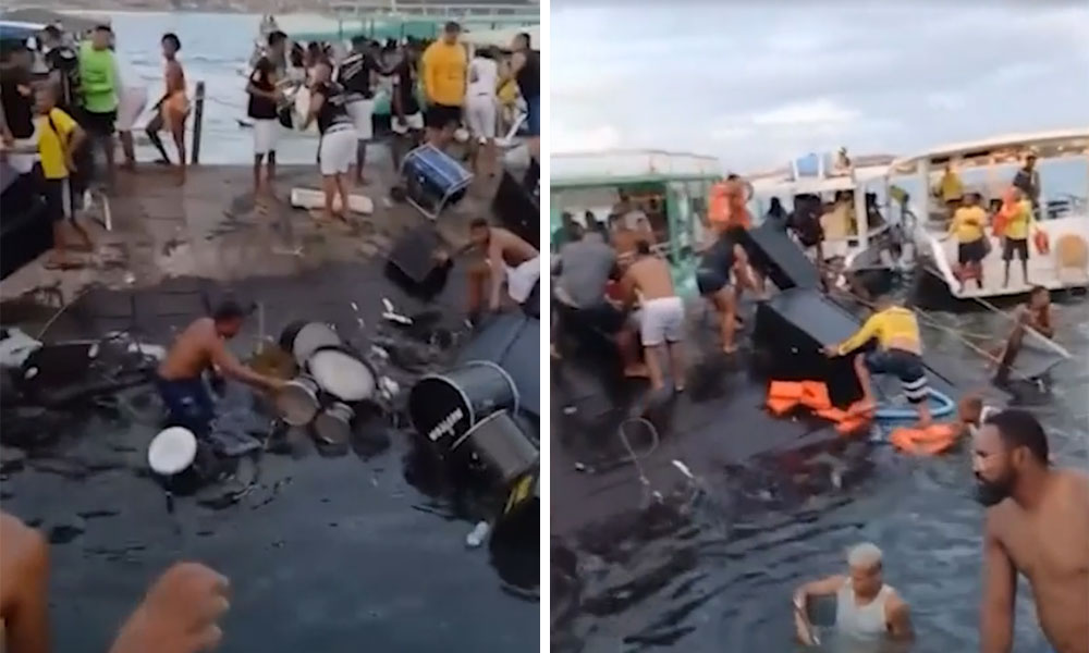 Pagode à deriva: show termina em naufrágio em Salvador-BA