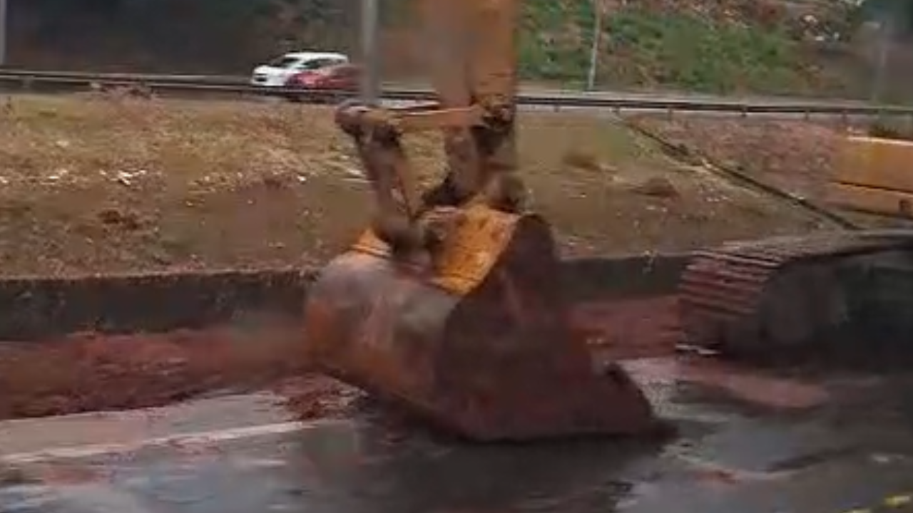 Marginal Botafogo passa por obras de recuperação após temporal de terça-feira (23/09)