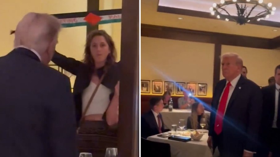 Vídeo: Trump é chamado de Hitler em restaurante após intervenção federal