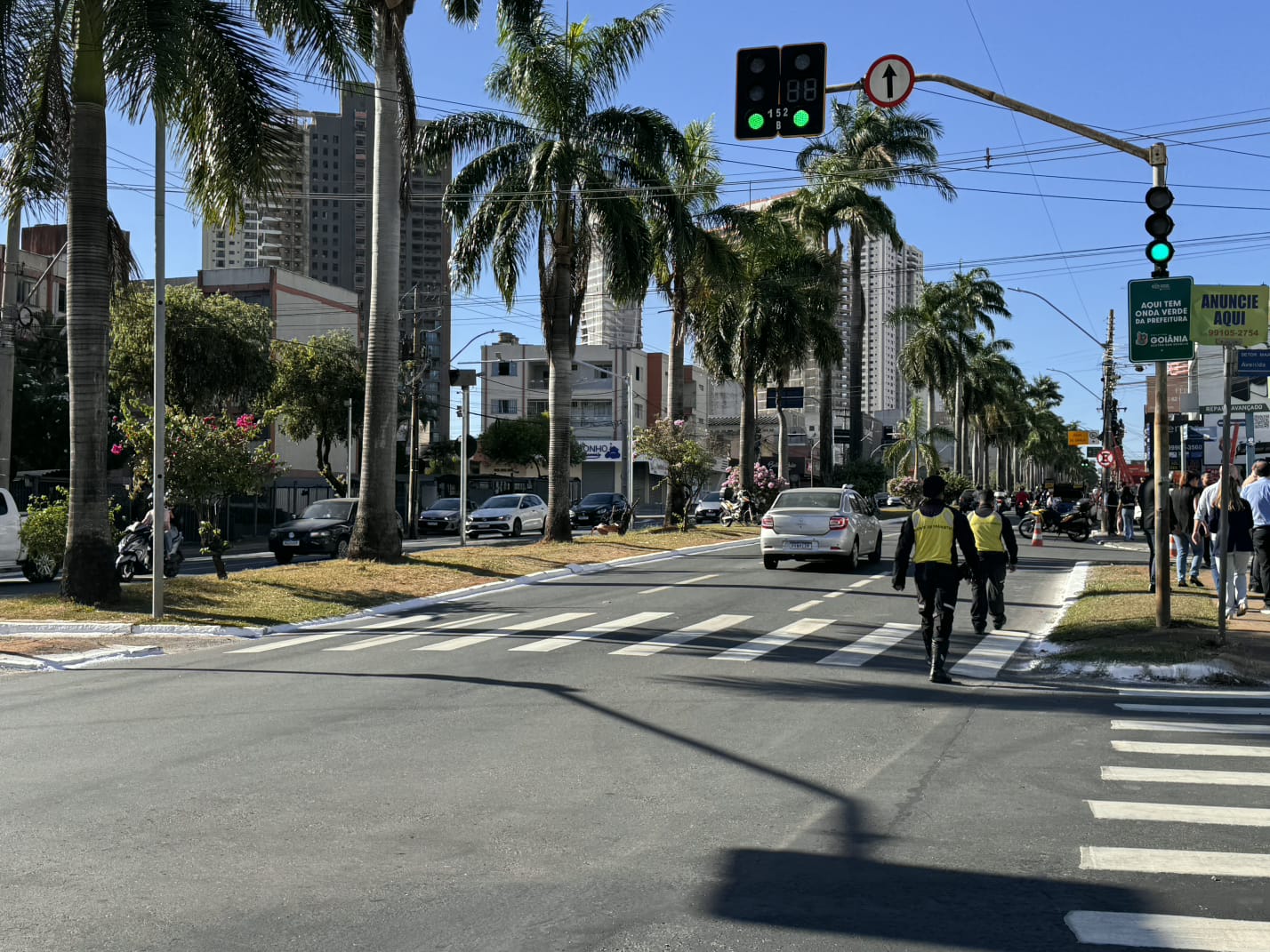 Com a Onda Verde, em Goiânia, tempo de percurso na Avenida 85 cai 30%