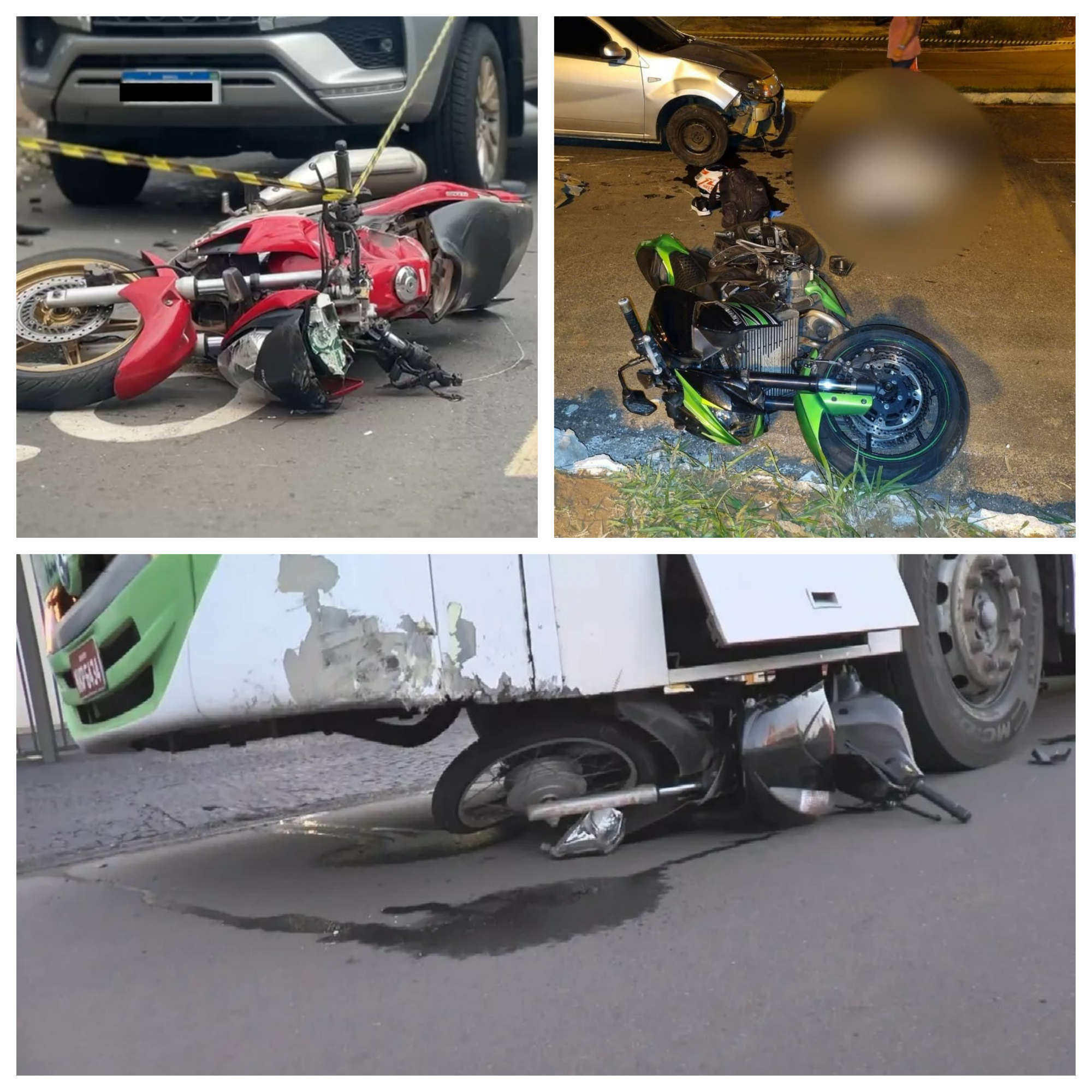 Hospitais de Goiás registraram milhares de atendimentos a motociclistas vítimas de acidentes no primeiro semestre de 2025 | Foto: Reprodução
