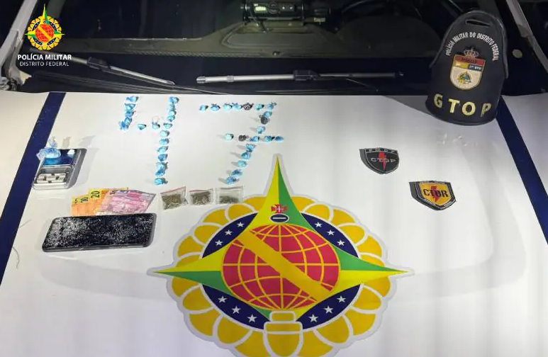 Homem é preso supeito de tráfico de drogas