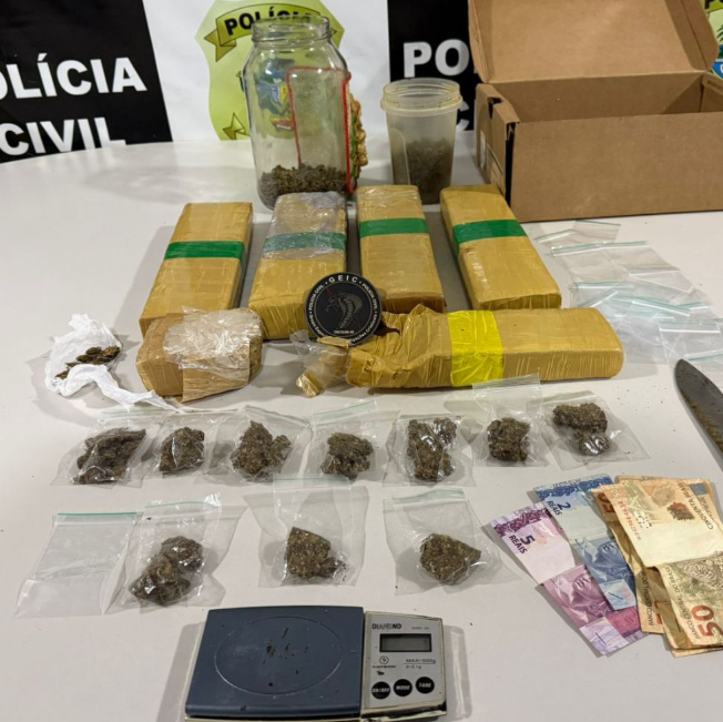 Homem é preso suspeito de tráfico de drogas na modalidade “delivery”