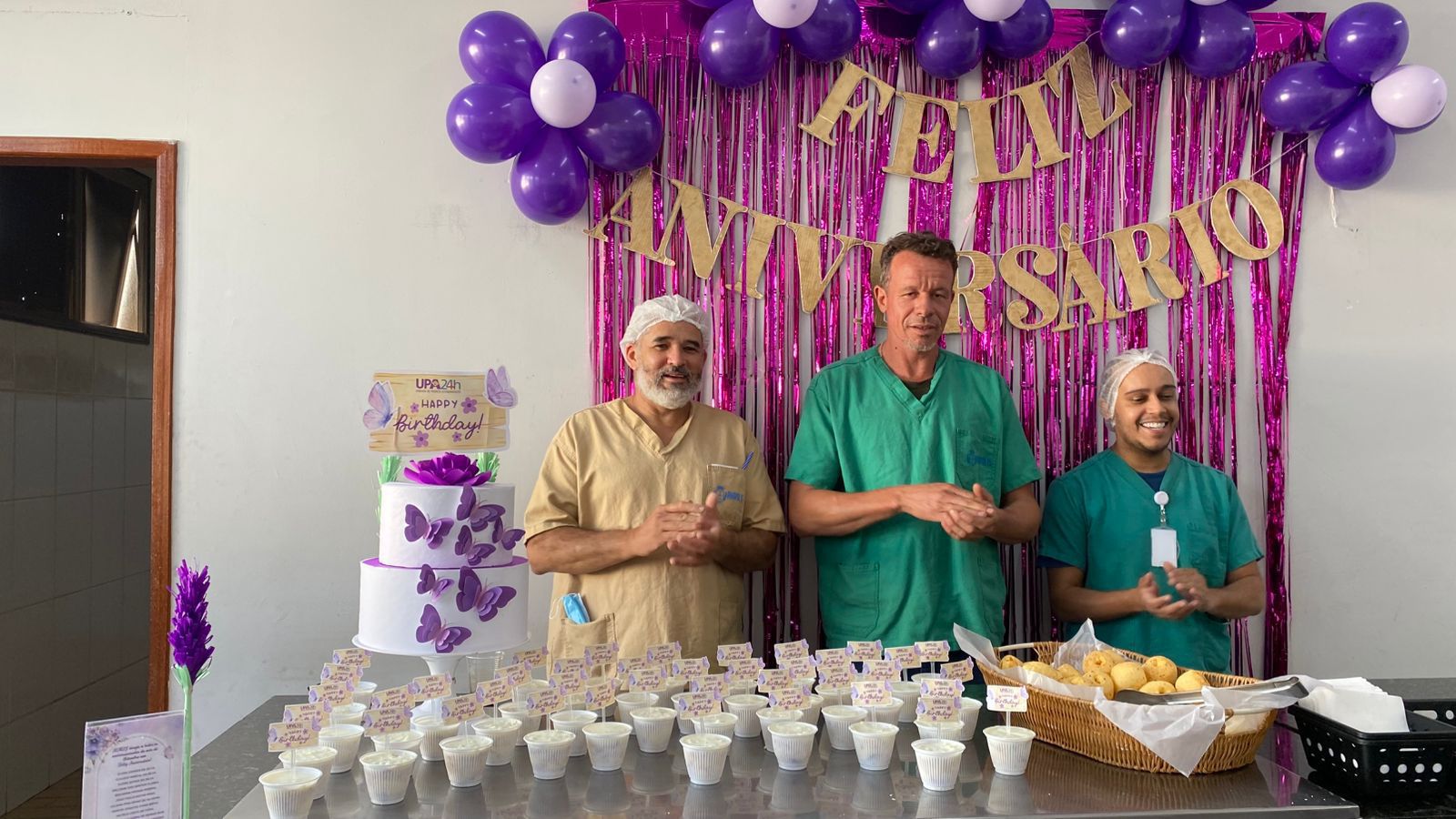 UPA de Anápolis celebra aniversariantes do mês de setembro