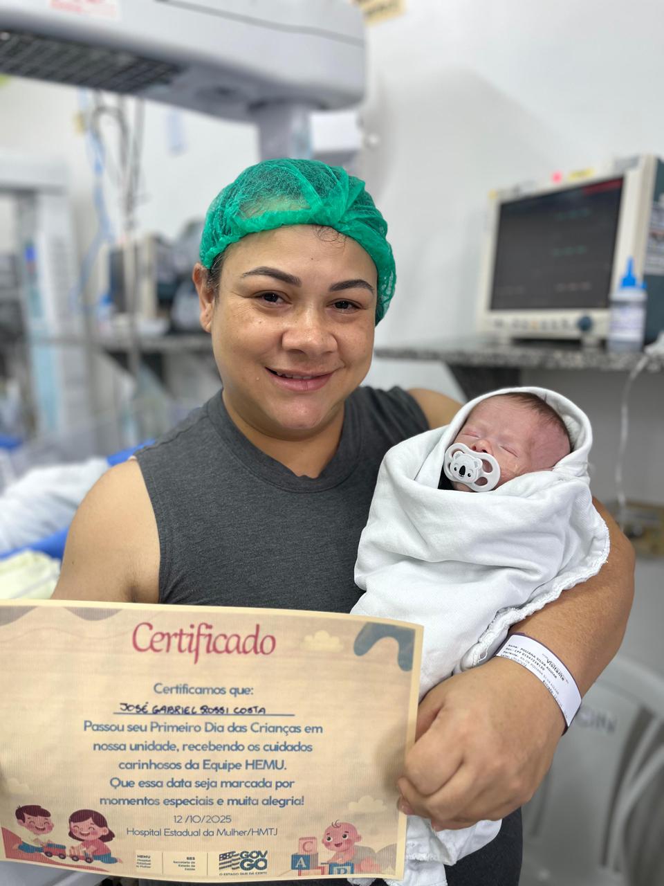 HEMU transforma Dia das Crianças em festa para os recém-nascidos