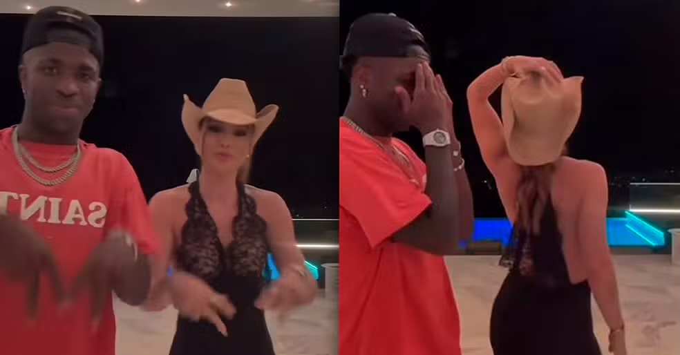 Vinicius Jr posta pela primeira vez ao lado de Virginia em Madri