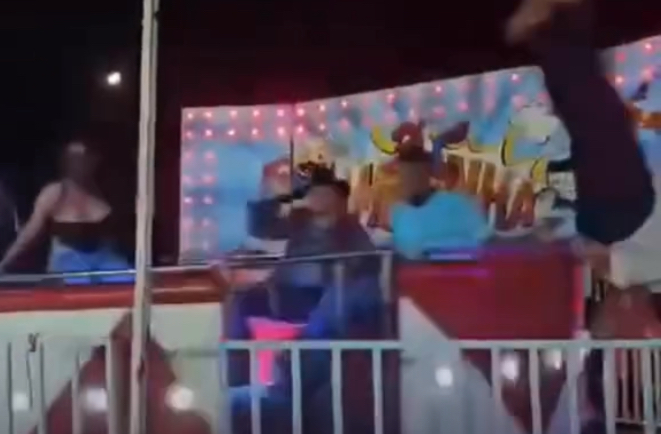 Homem fica ferido após queda de brinquedo em rodeio de Sertãozinho