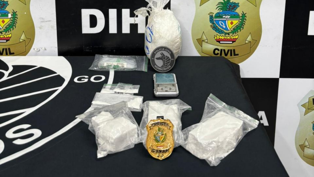 Polícia Civil prende suspeito de tráfico de drogas em Goiânia
