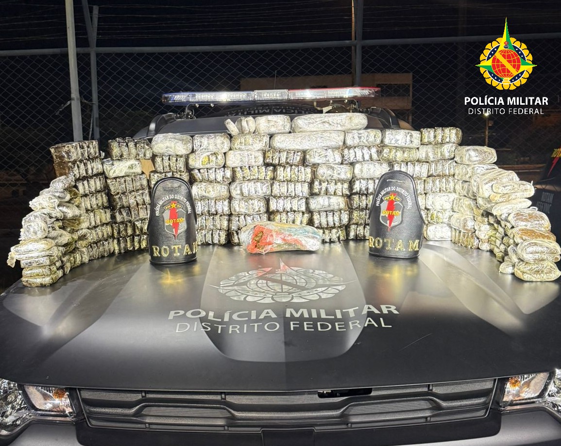 Drogas avaliadas em R$ 1 milhão são apreendidas em Riacho Fundo