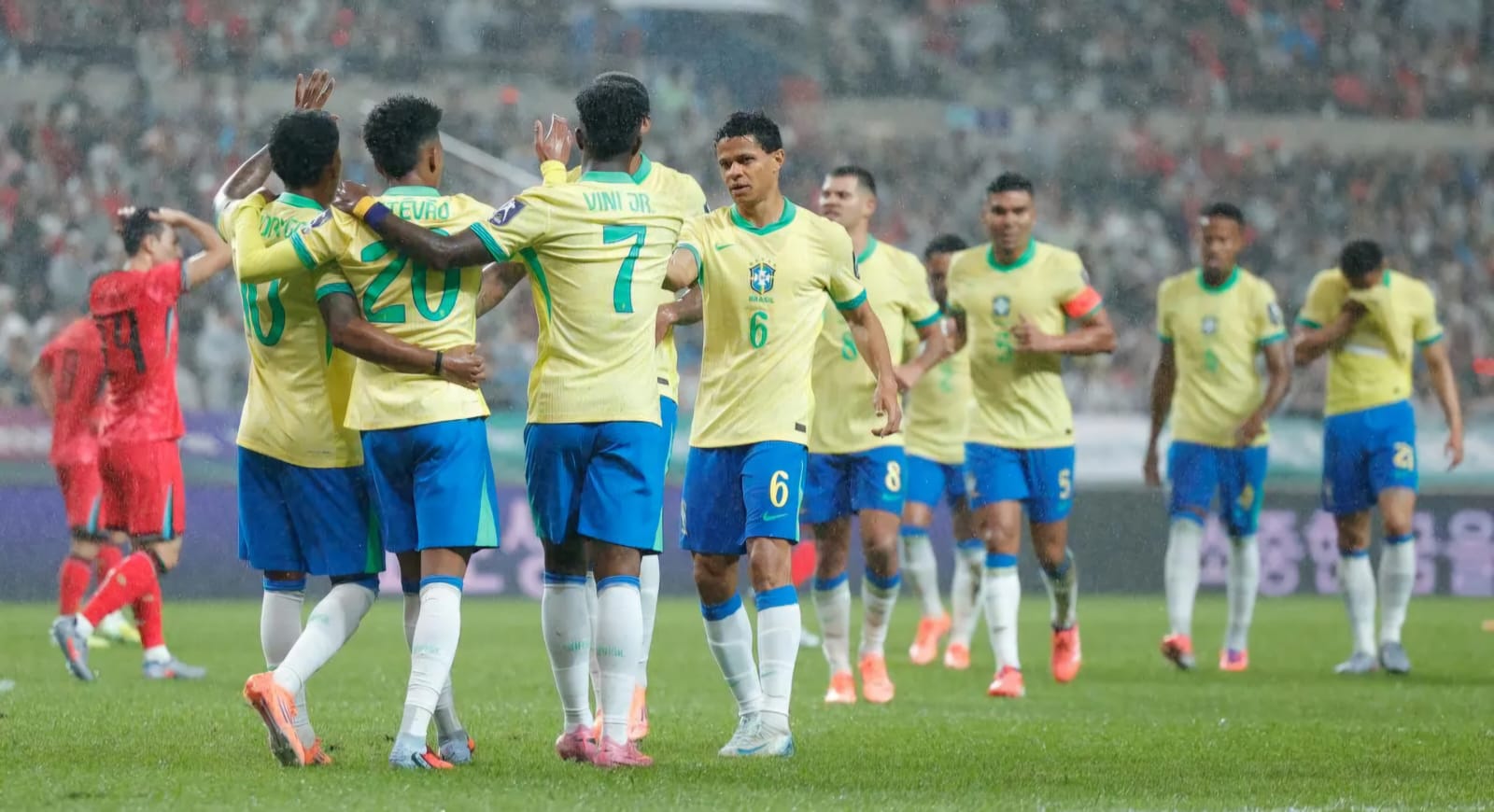 Quarteto fantástico brilha, Brasil faz 5 a 0 na Coreia do Sul e encanta em teste pré-Copa