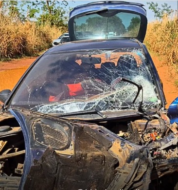 Grave acidente na GO-219 deixa três pessoas feridas entre Hidrolândia e Bela Vista de Goiás