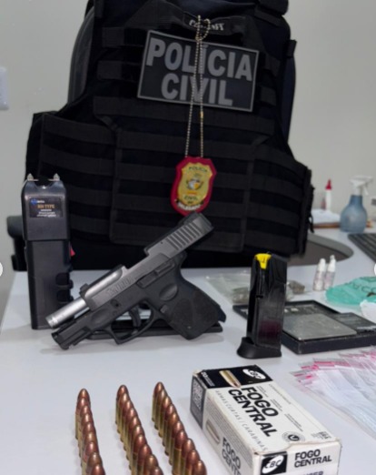 Estrangeiro é preso em Alto Paraíso suspeito de tráfico e posse ilegal de armas