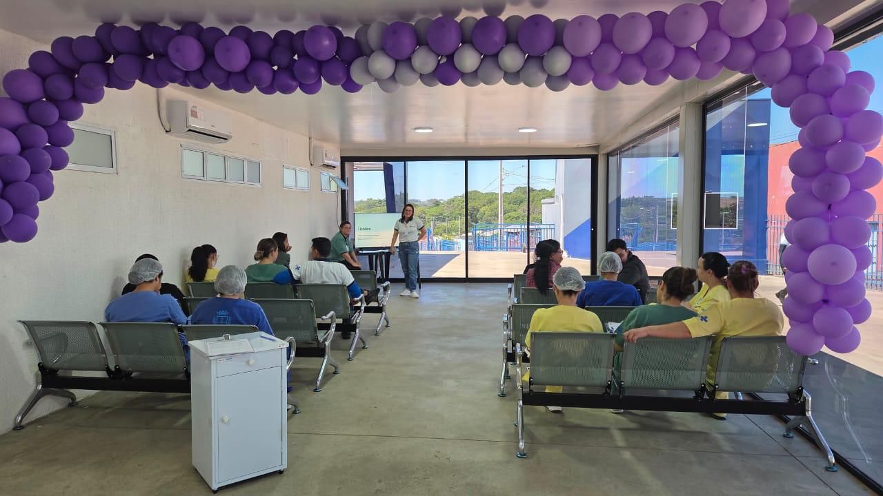 Hospital Municipal Georges Hajjar promove palestra sobre flebite para equipe de enfermagem