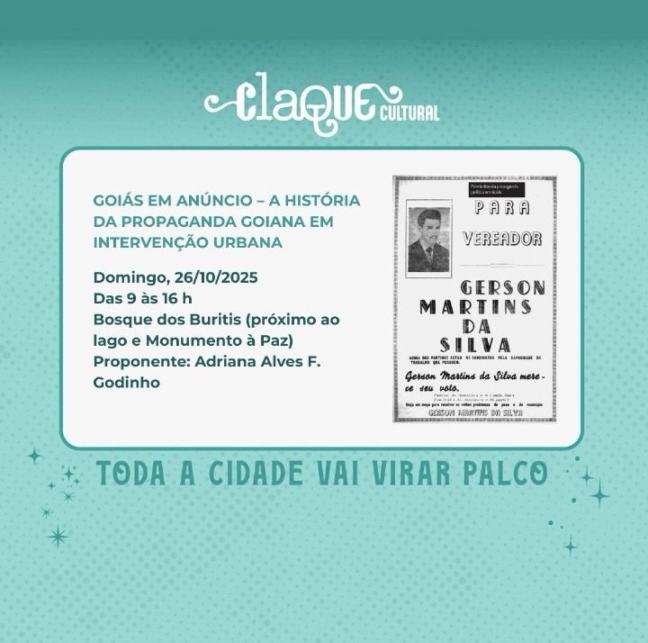 Goiás em anúncio: a história da propaganda goiana em intervenção urbana