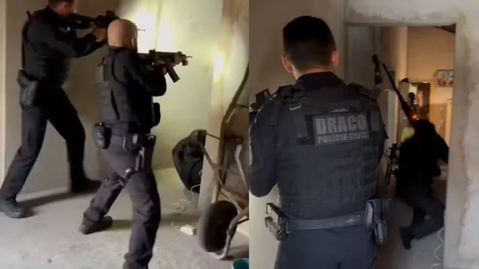 Imagens registram troca de tiros entre suspeito morto do PCC e polícia