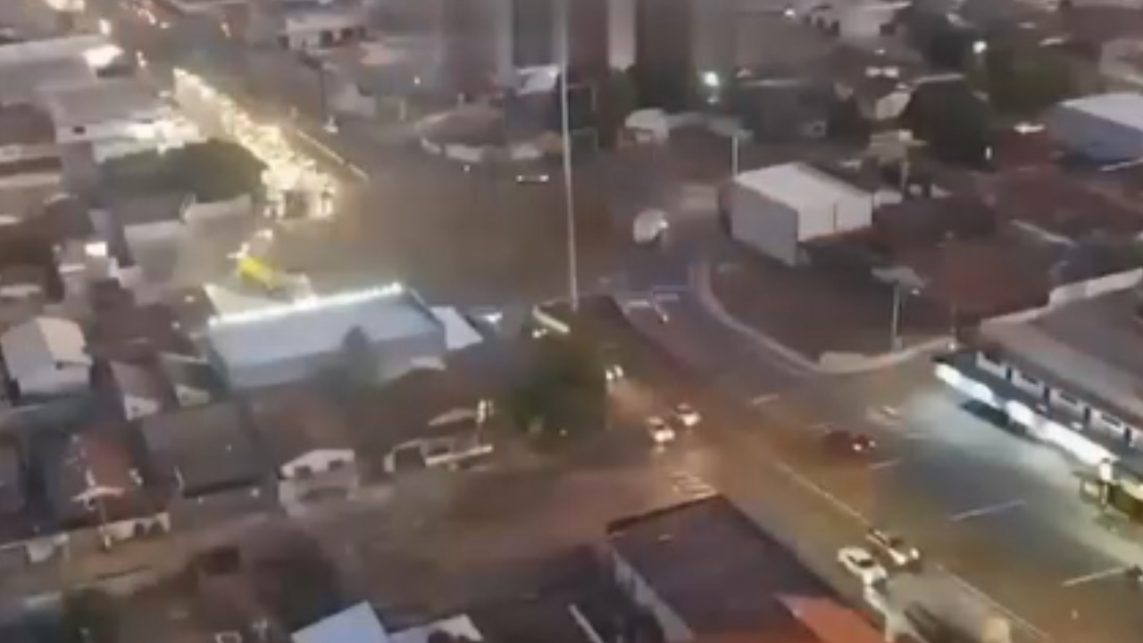 Sargento da PM salva homem de tentativa de suicídio em torre de 70 metros em Aparecida