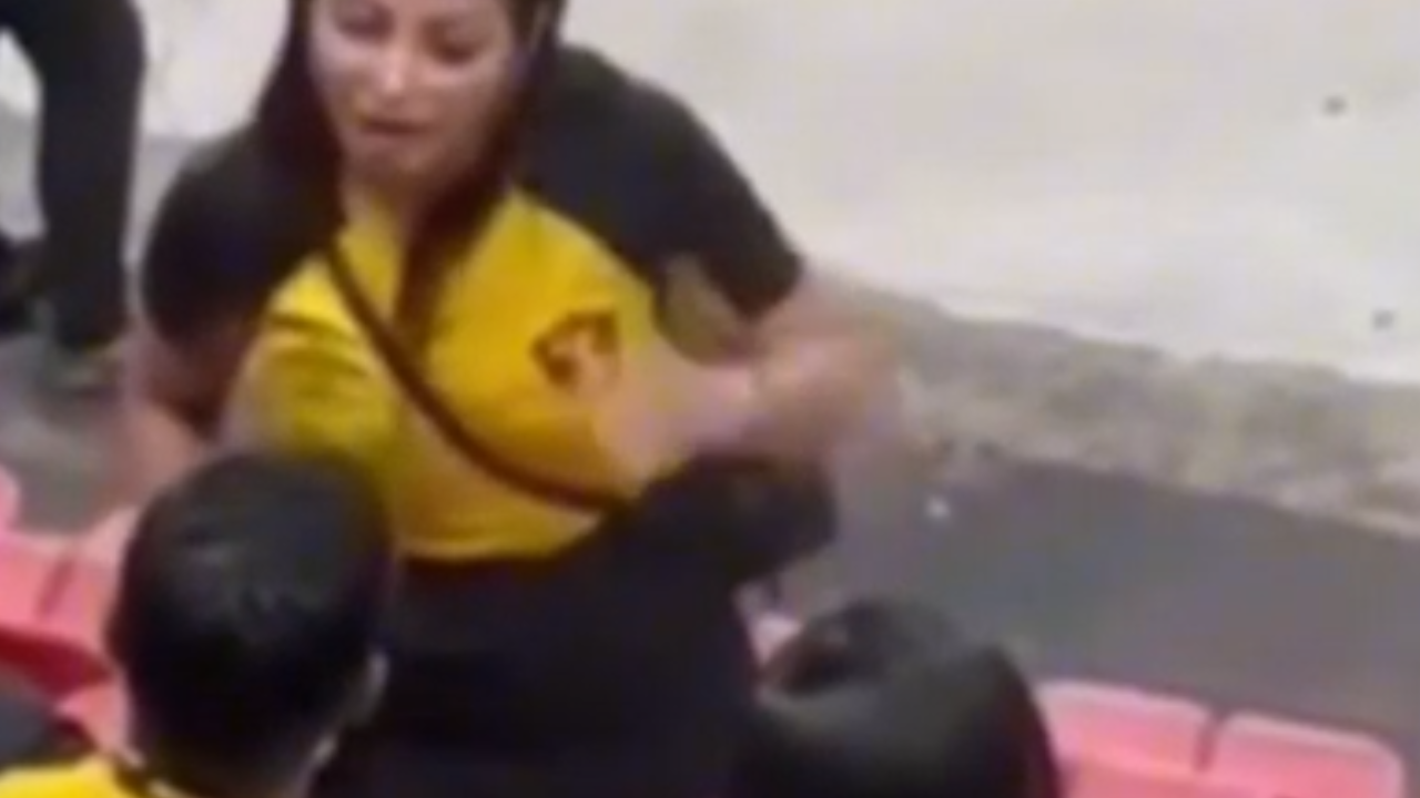 Mulher flagra traição durante jogo do Sport e confronta casal na Ilha do Retiro