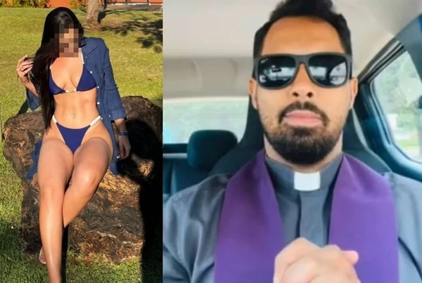 Padre é flagrado com noiva de fiel em casa paroquial em vídeo