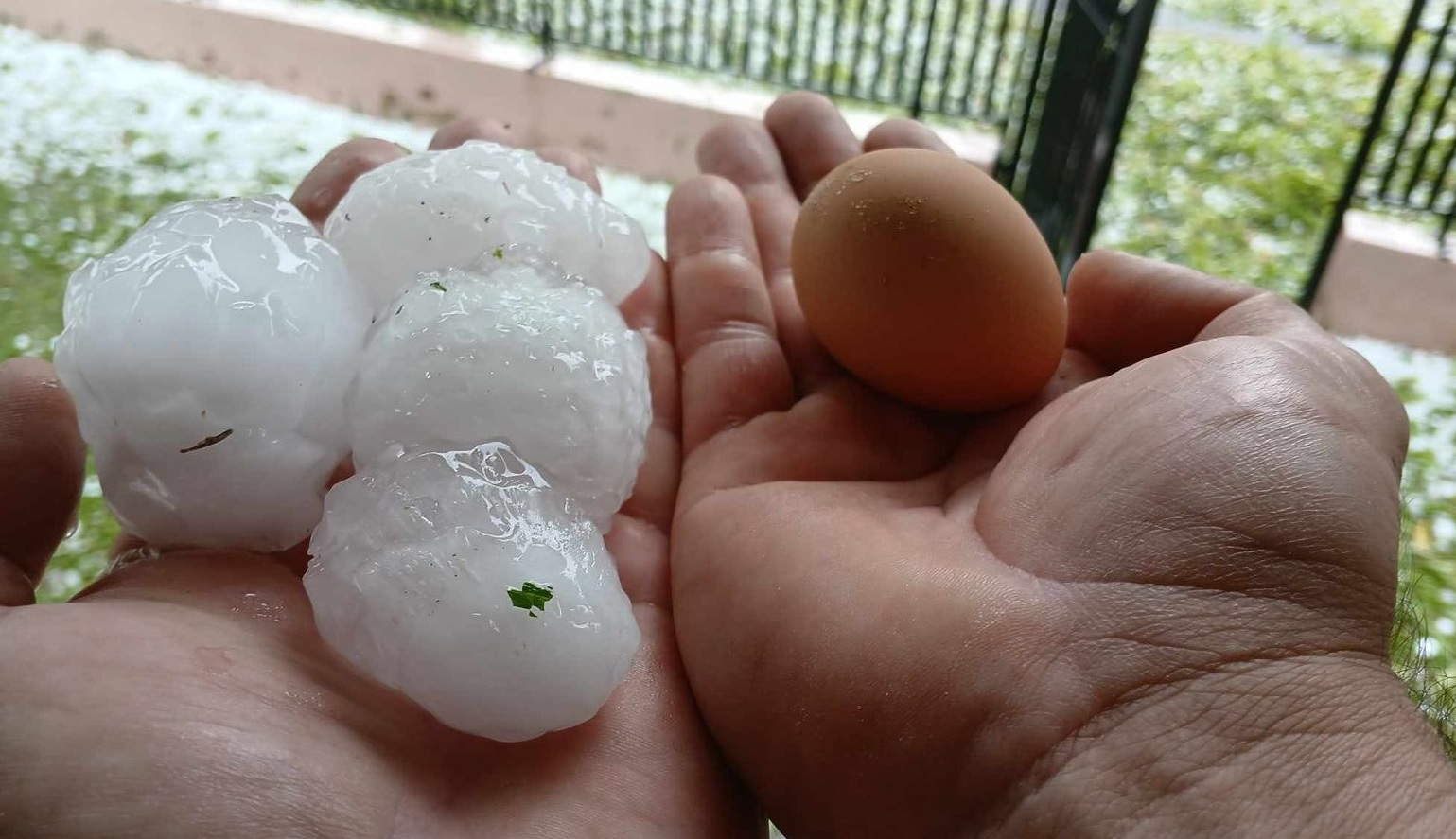 Tempestade de granizo causa destruição e deixa feridos em Erechim-RS