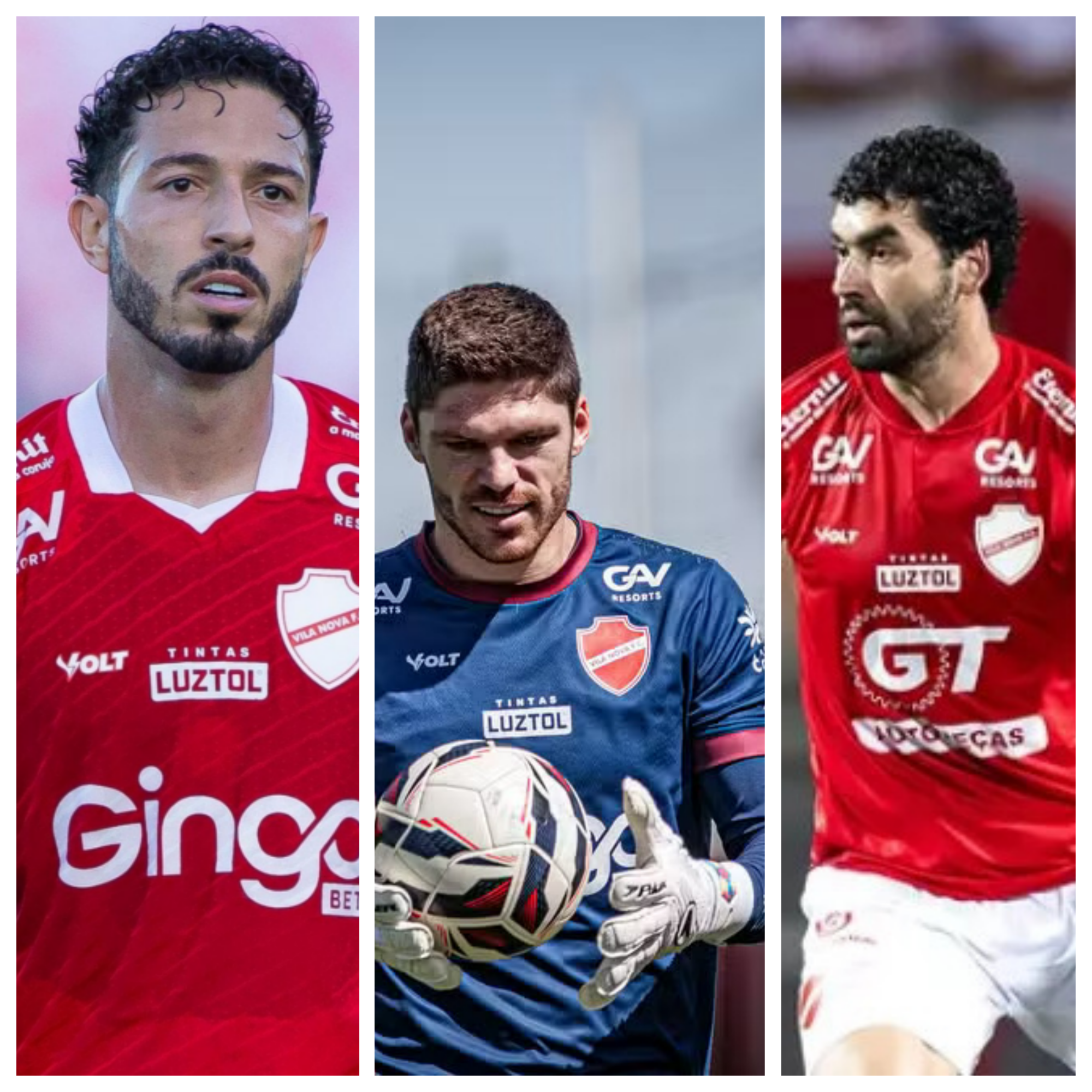 Vila Nova inicia reformulação para 2026 e libera Jean Mota, Kozlinski e Bruno Mendes