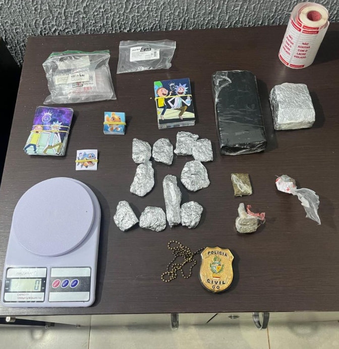 Homem é preso em Trindade suspeito de tráfico de drogas