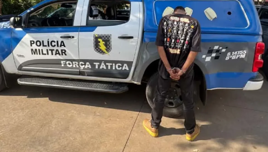 Motociclista é agredido e tem bens roubados por passageiro de APP em Aparecida