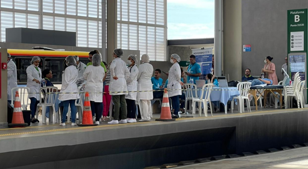Organização social promove ação especial para motoristas no Terminal Praça da Bíblia