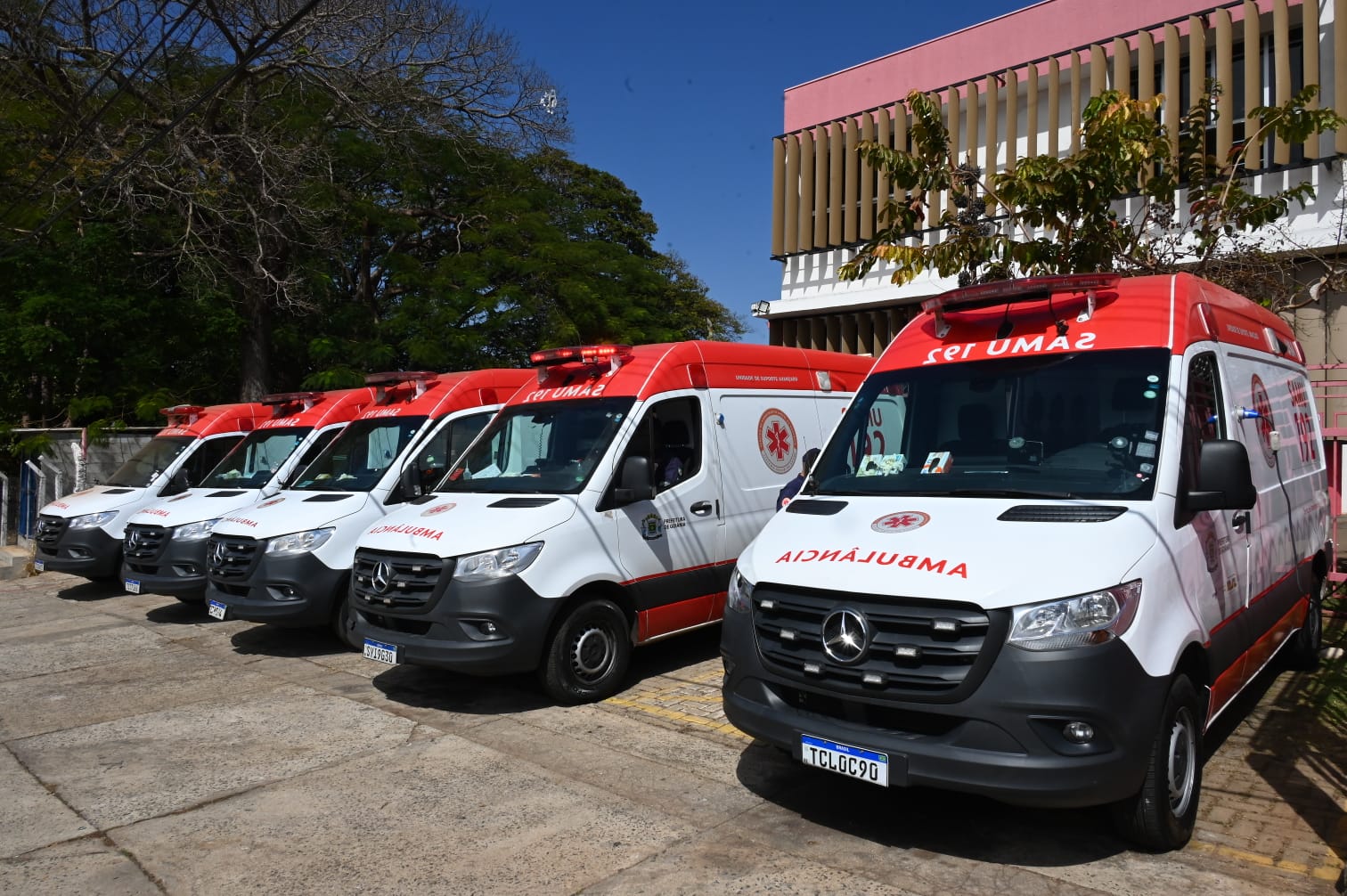 Samu Goiânia amplia capacidade de atendimento com renovação da frota