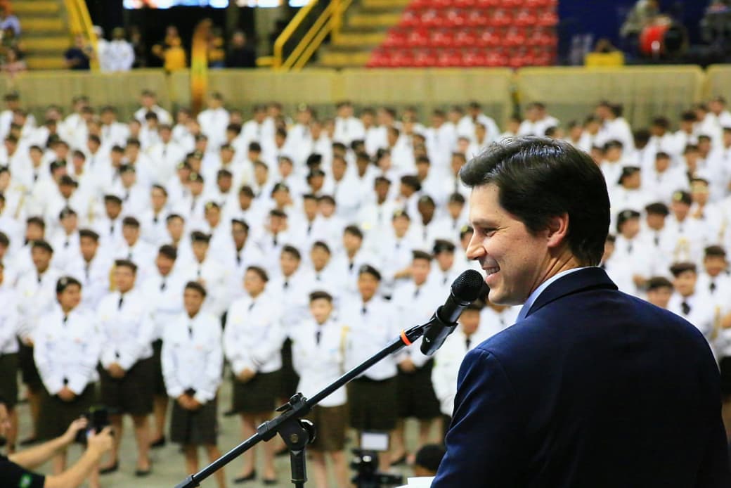 Daniel Vilela destaca papel dos colégios militares durante formatura de alunos