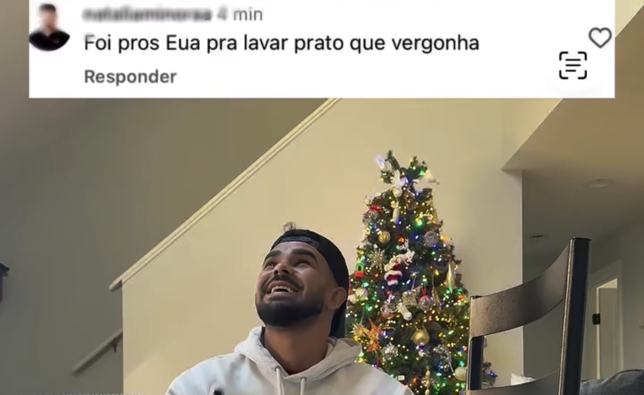 Homem reage a comentário maldoso e mostra gastos com salário de lavador de pratos nos EUA