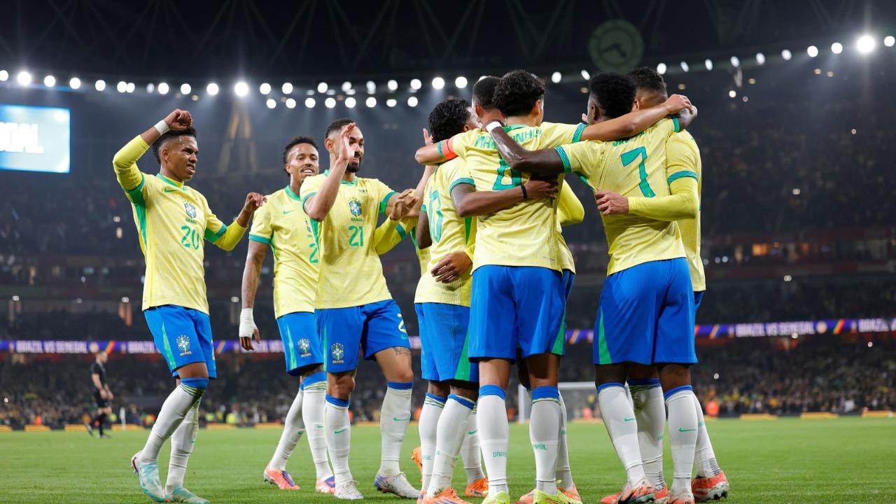 Com atuação ofensiva, Brasil vence Senegal em Londres por 2 a 0 e quebra tabu