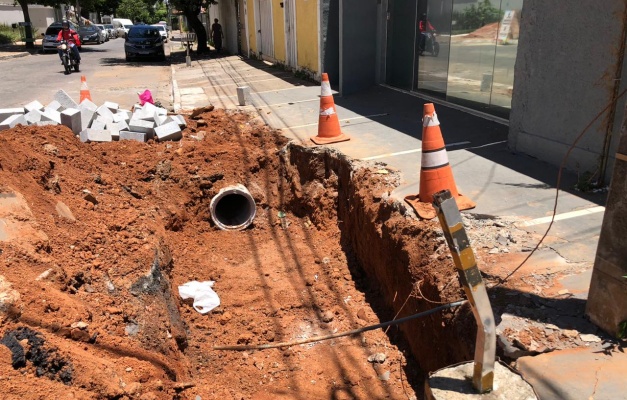 Prefeitura avança com obras de drenagem em áreas estratégicas de Goiânia