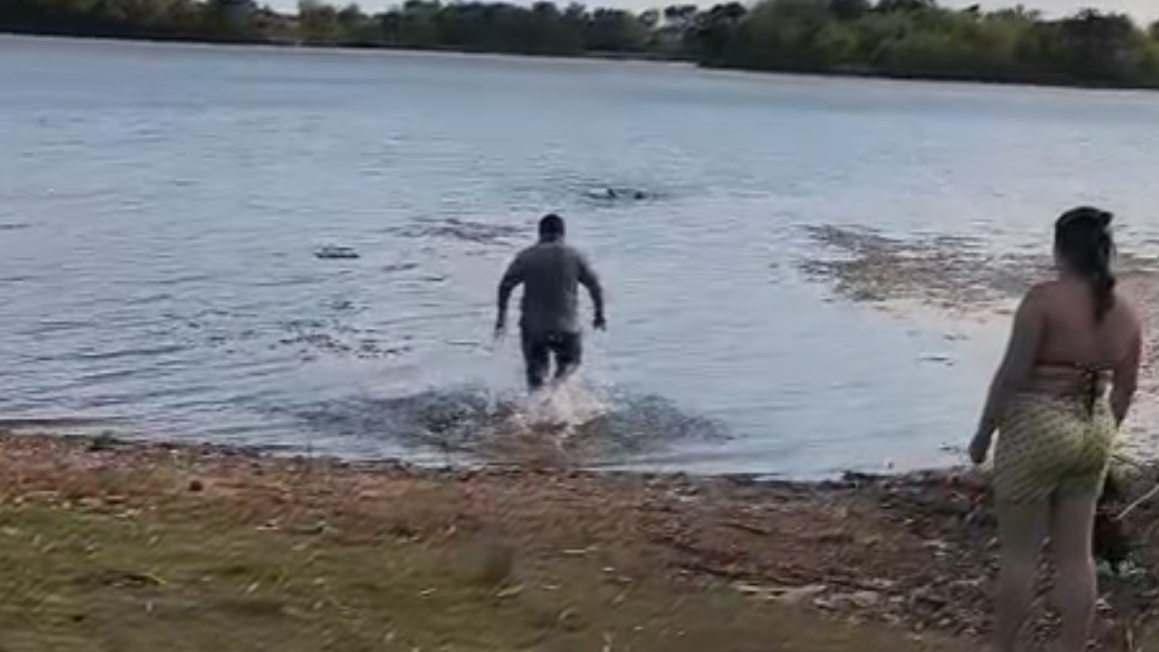 Sargento da PM de folga salva homem de afogamento