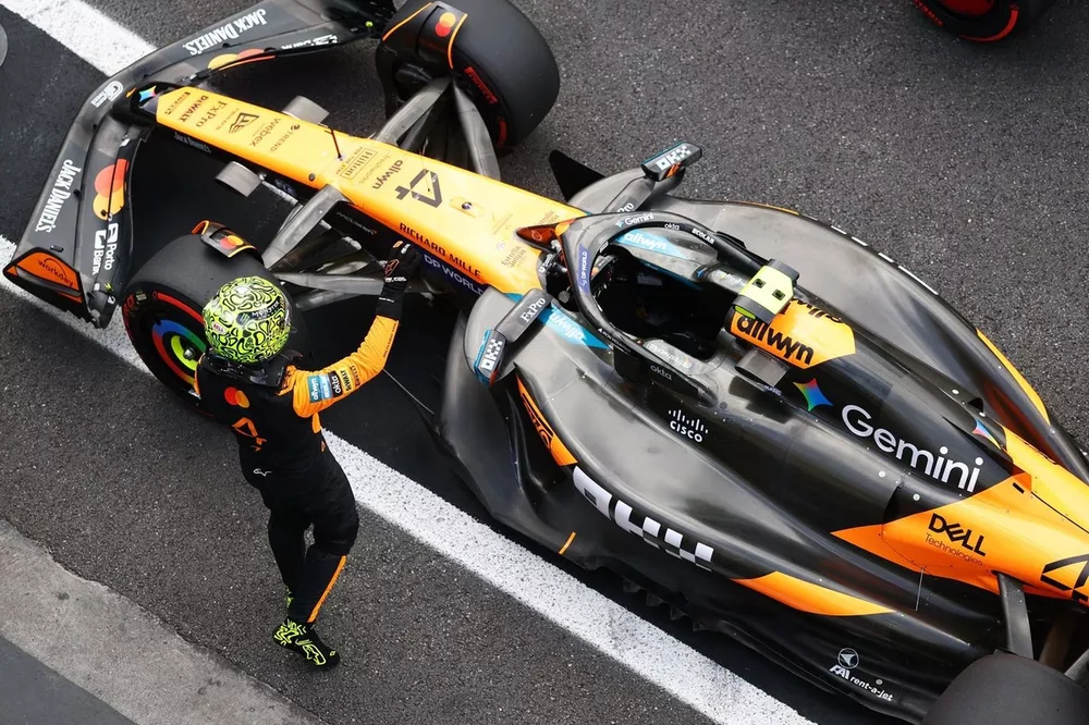Norris triunfa em Interlagos; Verstappen faz corrida heroica e Bortoleto cai no início