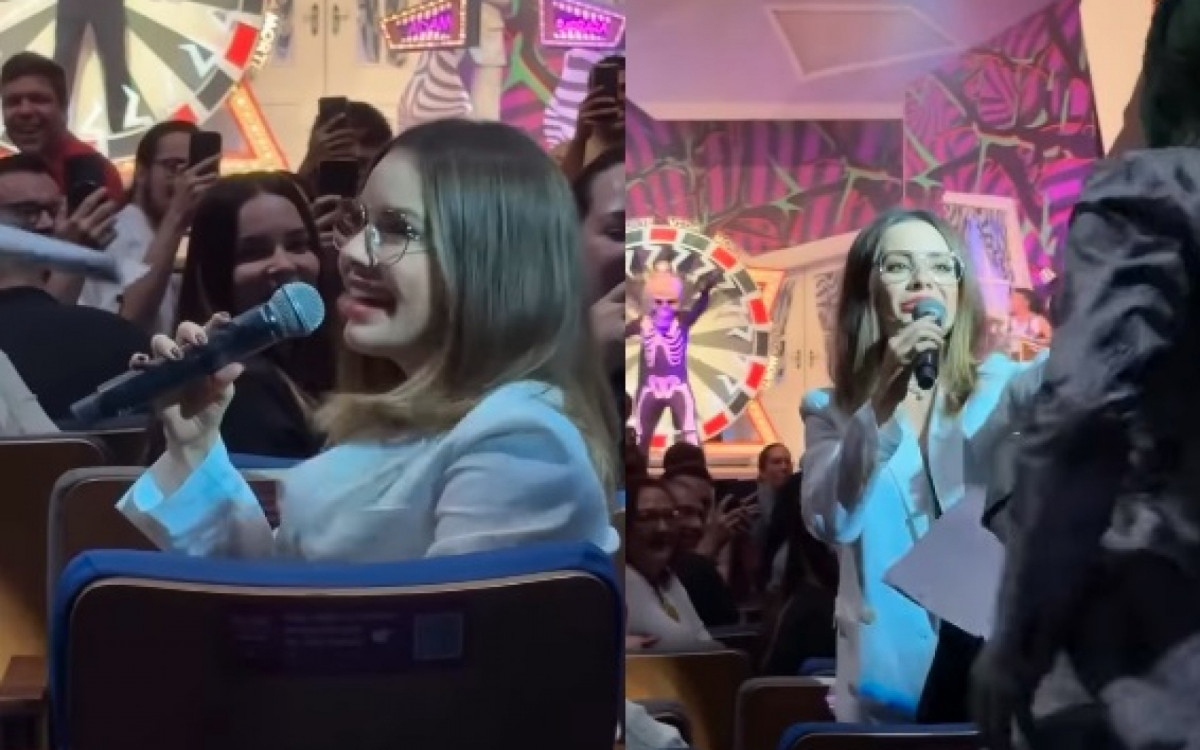 Sandy surpreende plateia ao cantar “A Lenda” em musical com Eduardo Sterblitch em São Paulo
