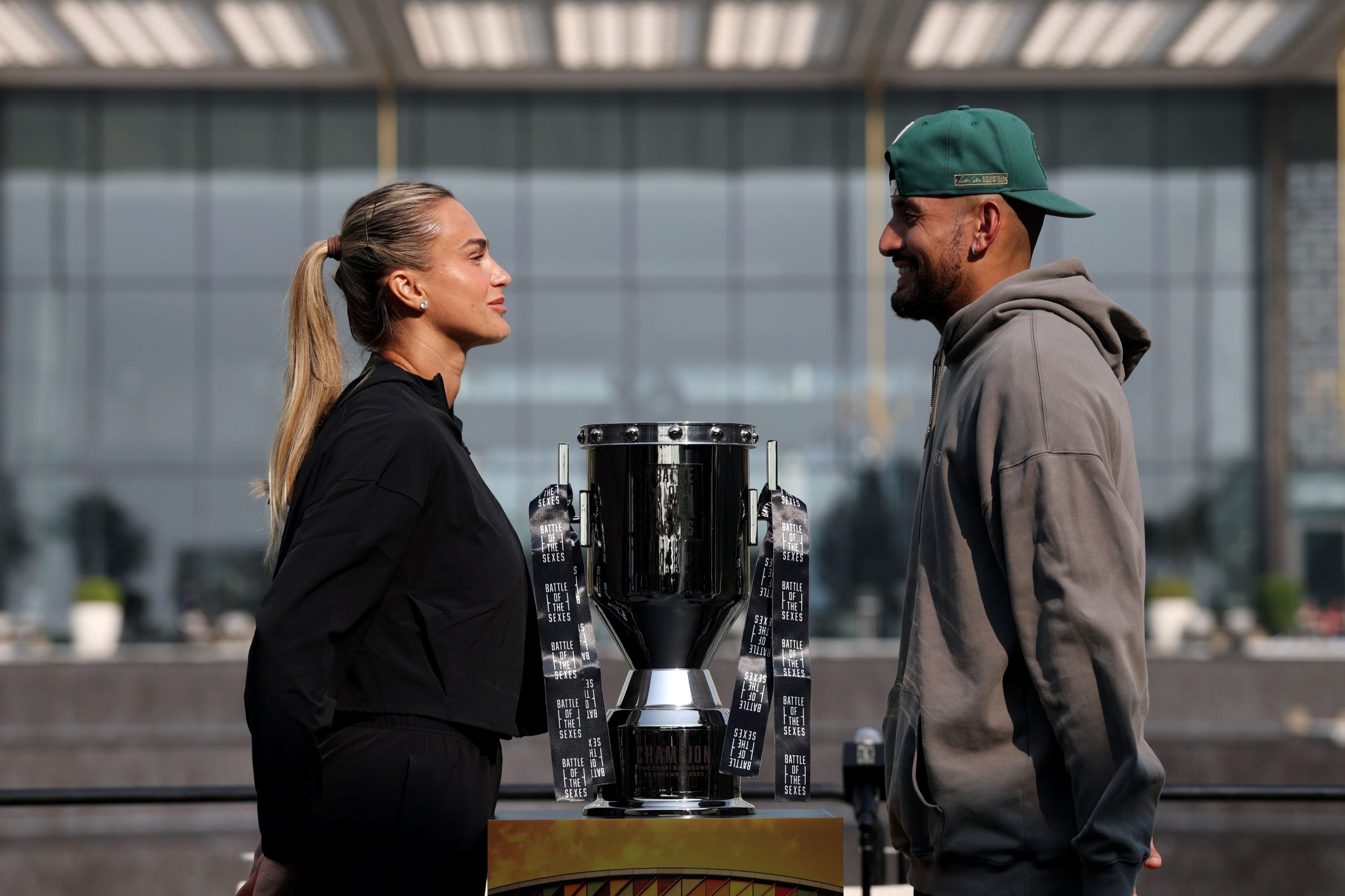 Sabalenka e Kyrgios disputam 'Batalha dos Sexos' em Dubai neste domingo