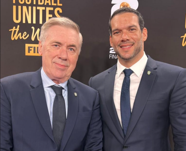 Presidente da CBF diz que Neymar na Copa será decisão '100% de Ancelotti'