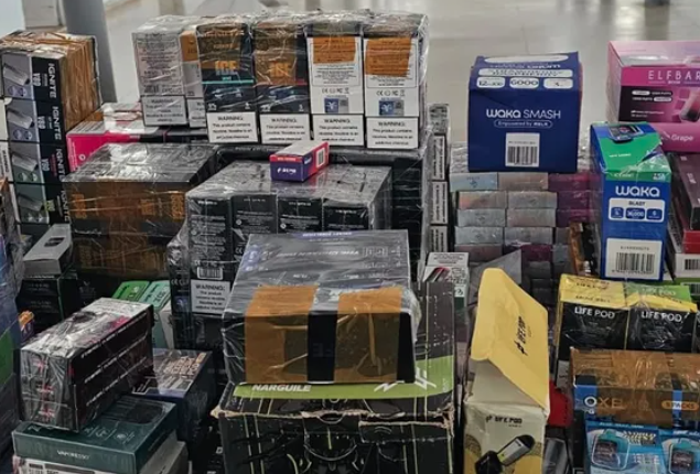 Operação apreende R$ 100 mil em cigarros eletrônicos