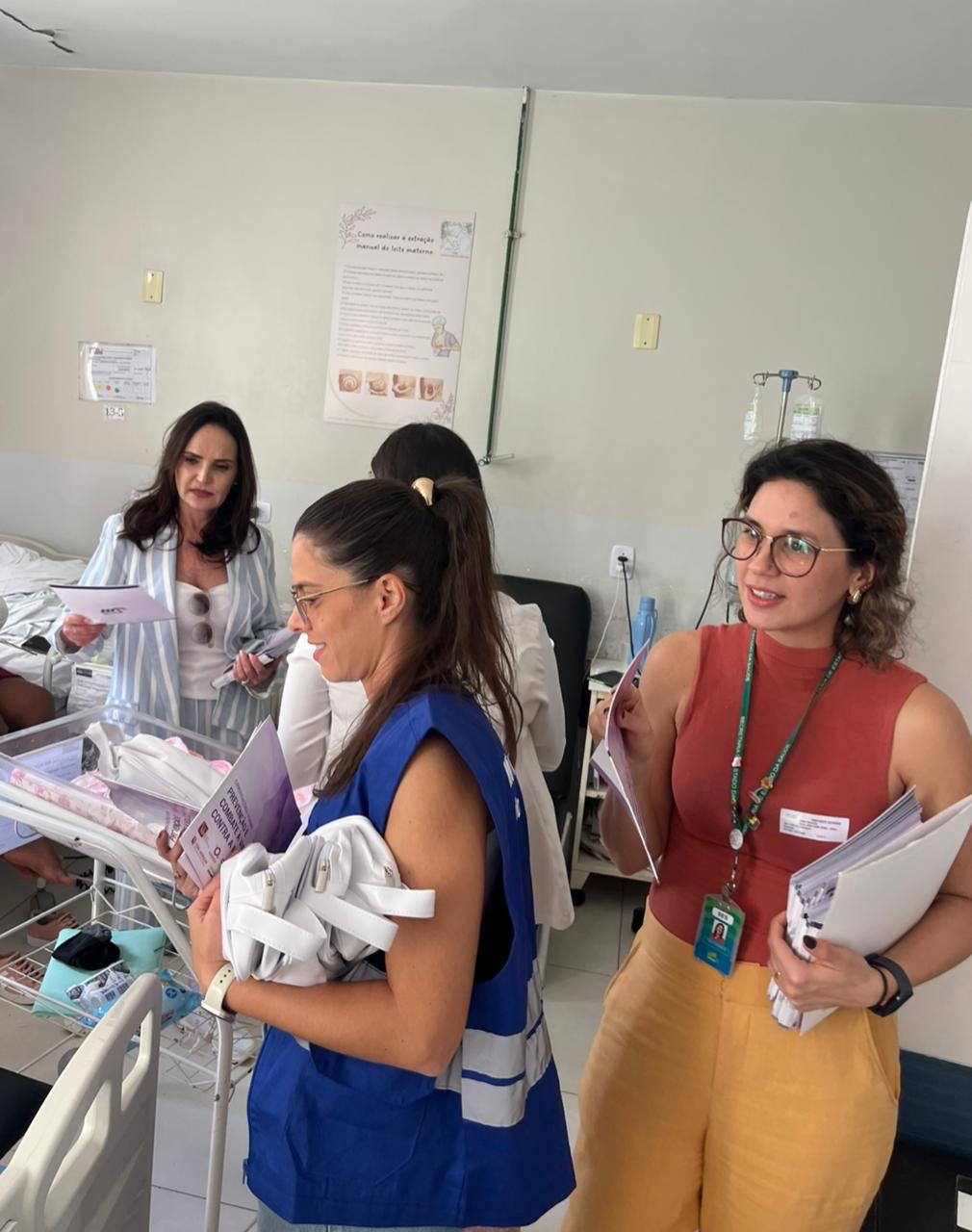 HEMU recebe Ouvidoria das Mulheres em ação de combate à violência